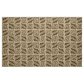 Ikat Aztec - Bruin en beige Stof (Fat Quarter)
