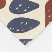 Ikat Aztec: etnisch geometrisch Ornament. Fleece Deken (Hoek)