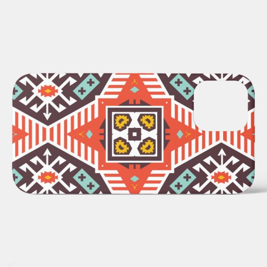 Ikat Aztec: Etnische gestreepte textuur Case-Mate iPhone Case (Achterkant (horizontaal))