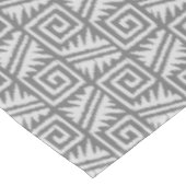Ikat Aztec motief - Schakeringen van Grijs Tafelkleed (Gekanteld)