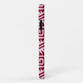 Ikat Aztec Pattern - Burgundy and Pink Case-Mate iPhone Case (Achterkant/rechts)
