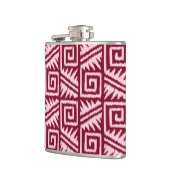 Ikat Aztec Pattern - Burgundy and Pink Heupfles (Links)