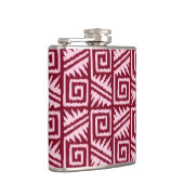 Ikat Aztec Pattern - Burgundy and Pink Heupfles (Rechts)
