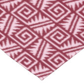 Ikat Aztec Pattern - Burgundy and Pink Tafelkleed (Gekanteld)