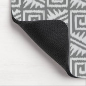 Ikat Aztec Pattern - Shades of Grey / Grey Muismat (Hoek)