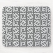 Ikat Aztec Pattern - Shades of Grey / Grey Muismat (Voorkant)