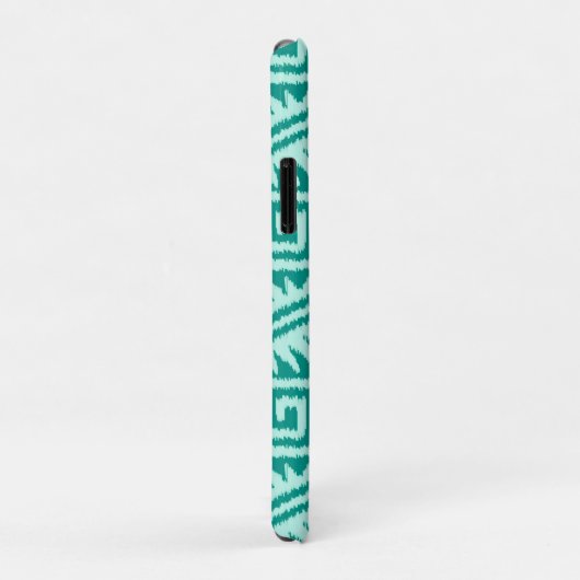Ikat Aztec Pattern - Turquoise en Aqua Case-Mate iPhone Case (Achterkant/rechts)