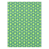 Ikat Aztec Tribal - Forest and Lime Green Tafelkleed (Voorkant)