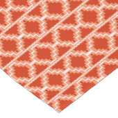Ikat Aztec Tribal Rust, Oranje en wit Korte Tafelloper (Hoek)