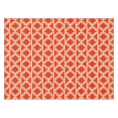 Ikat Aztec Tribal - Rust, Oranje en wit Tafelkleed (Voorkant (Horizontaal))