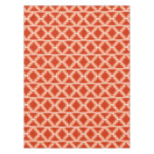 Ikat Aztec Tribal - Rust, Oranje en wit Tafelkleed (Voorkant)