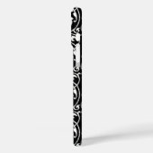 Ikat Bloemendamasker - Zwart en Wit Case-Mate iPhone Case (Achterkant / Links)