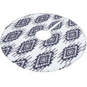 Ikat Boho Aztec Textiel Motief Kerstboom Rok (Gekanteld)