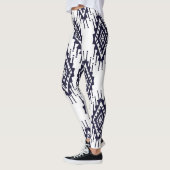 Ikat Boho Aztec Textiel Motief Leggings (Links)