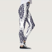 Ikat Boho Aztec Textiel Motief Leggings (Rechts)