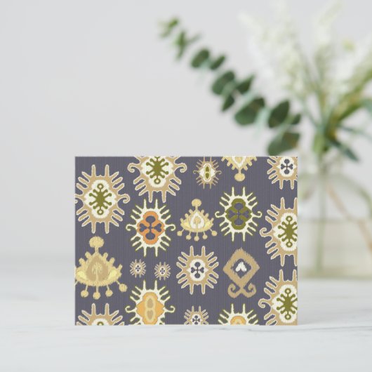 ikat briefkaart (Staand voorkant)