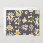 ikat briefkaart (Voorkant / Achterkant)