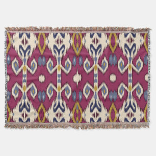 Ikat Chevron: Etnische elegantie Deken