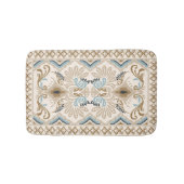 Ikat Chevron Paisley Badmat (Voorkant)