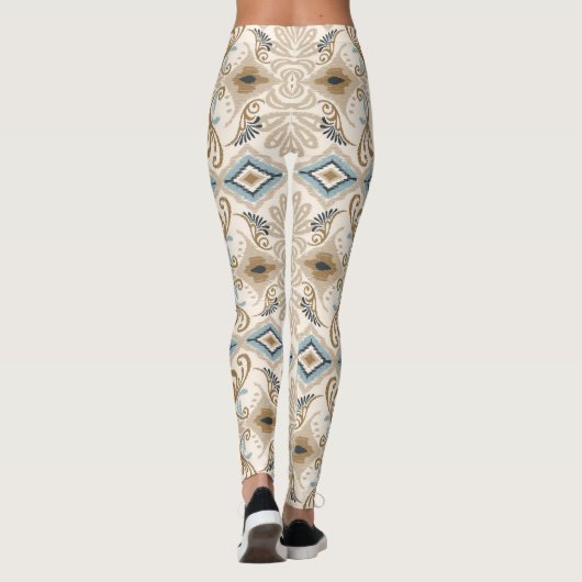 Ikat Chevron Paisley Leggings (Achterkant)