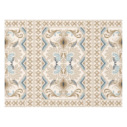 Ikat Chevron Paisley Tafelkleed (Voorkant (Horizontaal))