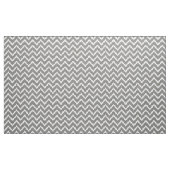 Ikat Chevron Pattern - Zilver grijs / grijs & wit Stof (Yard (91,4 cm))