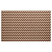 Ikat Chevron Stripes - Chocolate Brown & Beige Stof (Yard (91,4 cm))
