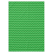 Ikat Chevron Stripes - Pine en Lime Green Tafelkleed (Voorkant)