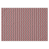 Ikat Chevron Stripes - Rood, wit en grijs / Grijs Tafelkleed (Voorkant (Horizontaal))