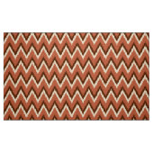 Ikat Chevron Stripes - Rust, bruin en beige Stof (Fat Quarter)