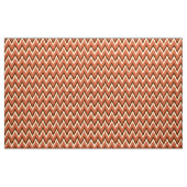 Ikat Chevron Stripes - Rust, bruin en beige Stof (Yard (91,4 cm))