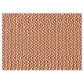 Ikat Chevron Stripes - Rust, bruin en beige Tafelkleed (Voorkant (Horizontaal))