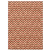 Ikat Chevron Stripes - Rust, bruin en beige Tafelkleed (Voorkant)