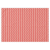 Ikat Chevron Stripes - Rust Oranje en wit Tafelkleed (Voorkant (Horizontaal))