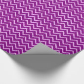 Ikat Chevrons - Amethyst paars en lichte orchidee Cadeaupapier (Hoek)