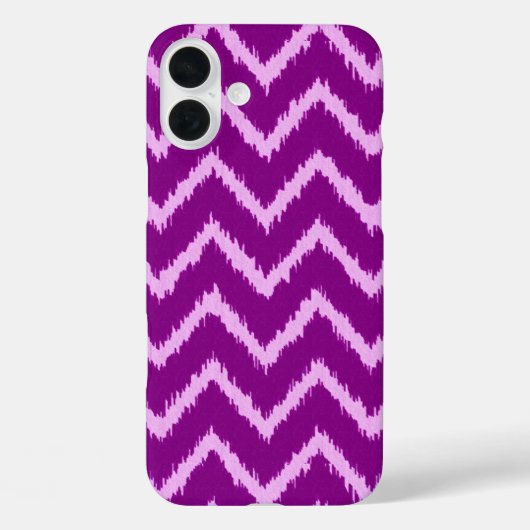 Ikat Chevrons - Amethyst paars en lichte orchidee Case-Mate iPhone Case (Achterkant)