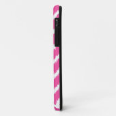 Ikat Chevrons - Deep fuchsia roze and white Case-Mate iPhone Case (Achterkant/links)