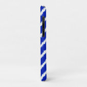 Ikat Chevrons - Kobaltblauw en wit Case-Mate iPhone Case (Achterkant/links)