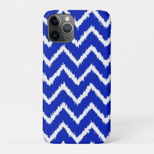 Ikat Chevrons - Kobaltblauw en wit Case-Mate iPhone Case