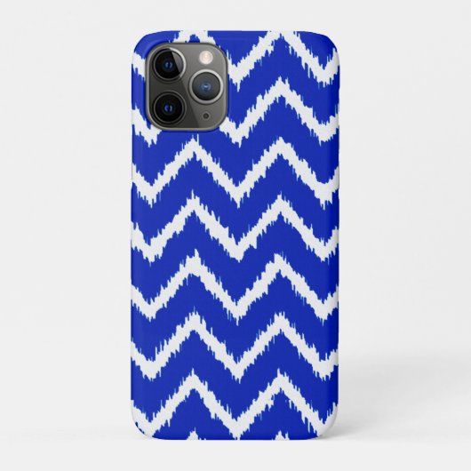 Ikat Chevrons - Kobaltblauw en wit Case-Mate iPhone Case (Achterkant)