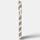 Ikat Chevrons - Taupe tan en beige Case-Mate iPhone Case (Achterkant / Links)