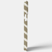 Ikat Chevrons - Taupe tan en beige Case-Mate iPhone Case (Achterkant / Rechts)