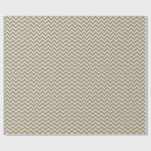 Ikat Chevrons - Taupe tan en room Cadeaupapier (Vlak)