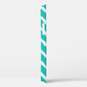 Ikat Chevrons - Turquoise en wit Case-Mate iPhone Case (Achterkant / Rechts)