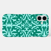 Ikat damask patroon - Turquoise en Aqua Case-Mate iPhone Case (Achterkant (horizontaal))
