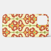 Ikat-damaspatroon Case-Mate iPhone Case (Achterkant (horizontaal))