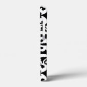 Ikat-damtpatroon - zwart en wit Case-Mate iPhone case (Achterkant / Links)