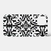 Ikat-damtpatroon - zwart en wit Case-Mate iPhone case (Achterkant (horizontaal))