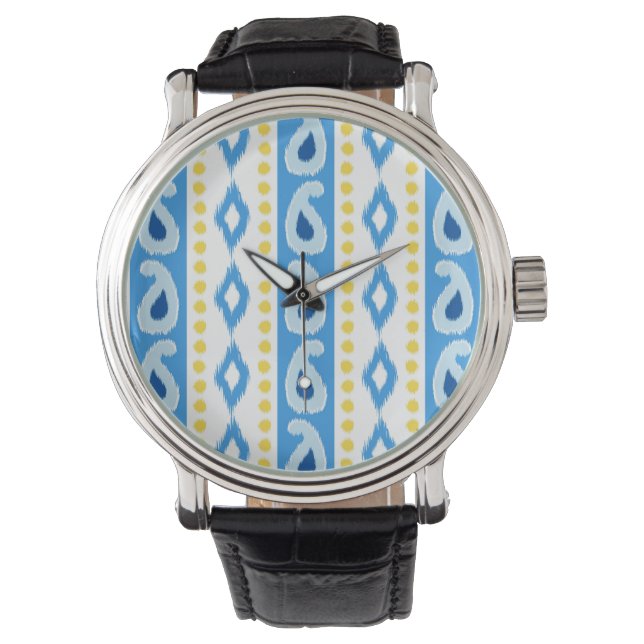 Ikat Design #3 @ Emporio Moffa Horloge (Voorkant)