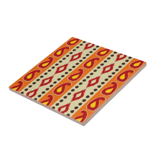 Ikat Design #4 @ Emporio Moffa Tegeltje (Zijkant)